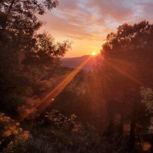 Rando Yoga au coucher du soleil